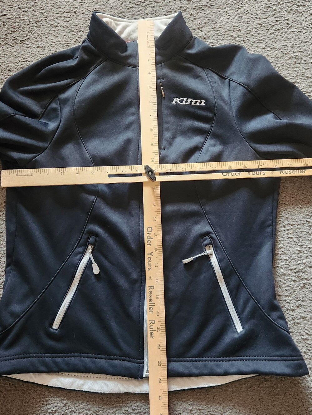 KLIM Womens Whistler Jacket Medium Black Wind Stopper Soft Shell Water Resistant - Picture 7 of 15